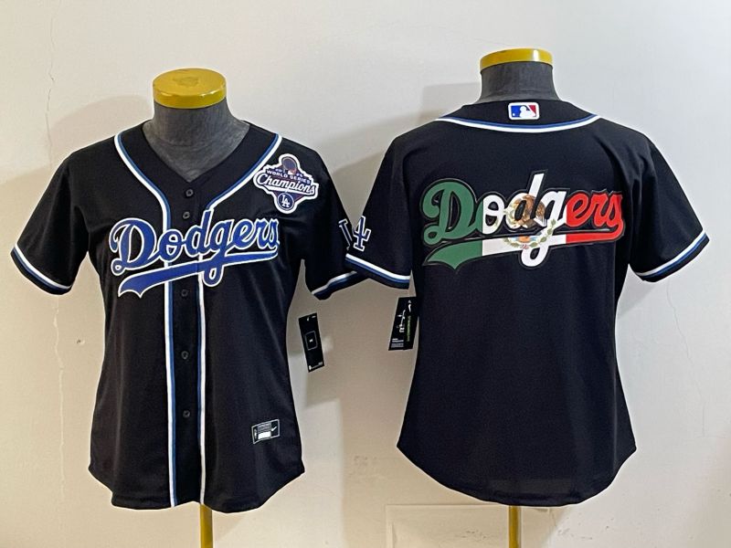 Youth 2026 Los Angeles Dodgers Blank Black Game Nike MLB Jersey style 009